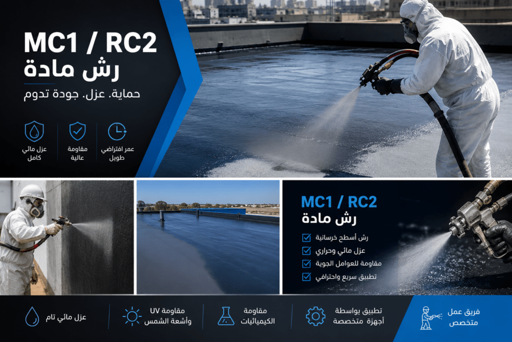 MC1/ RC2 رش مادة